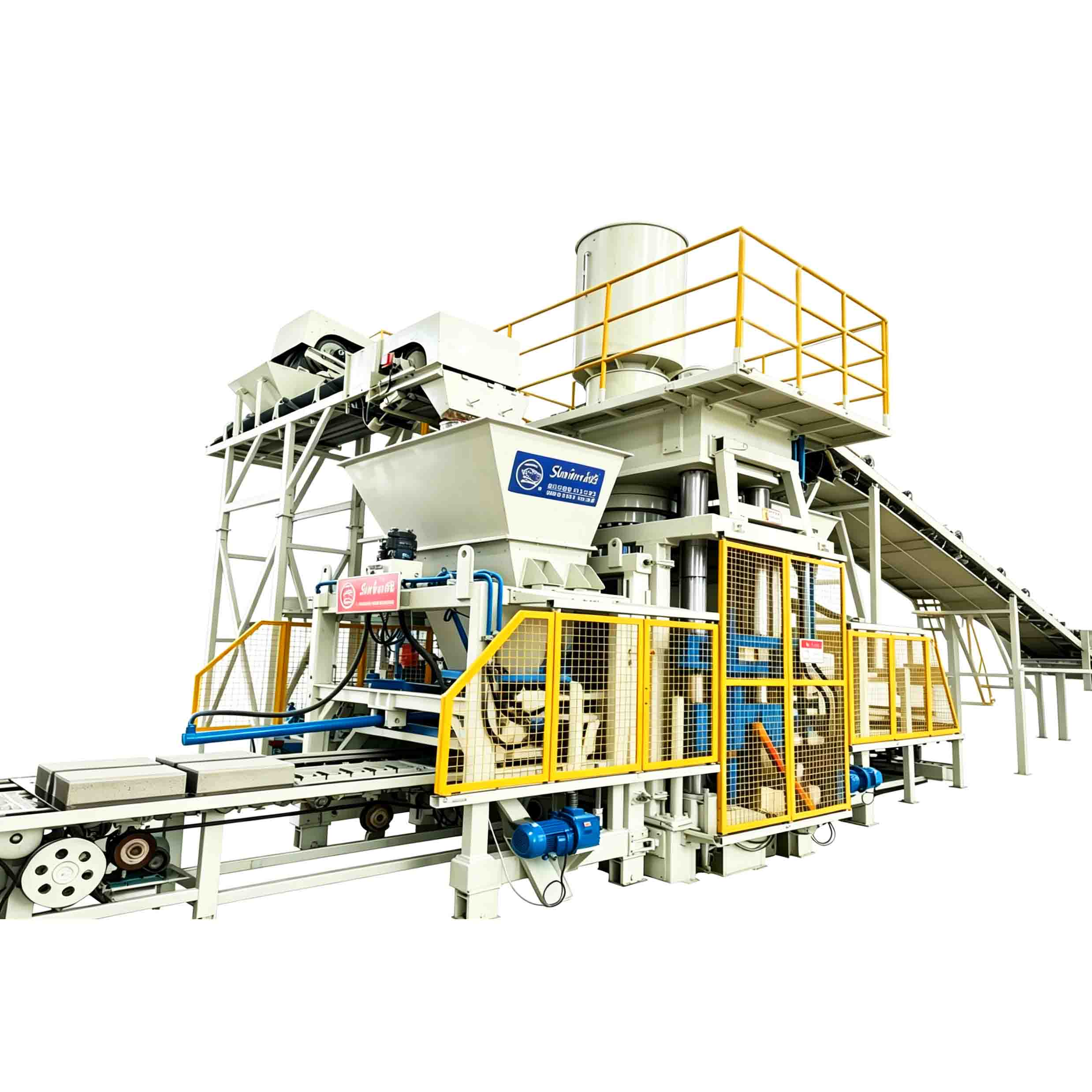 Ganap na Awtomatikong Block at Stone Integrated Machine